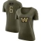 Women's Joey Slye Legend Salute to Service Scoop Neck T-Shirt - Olive