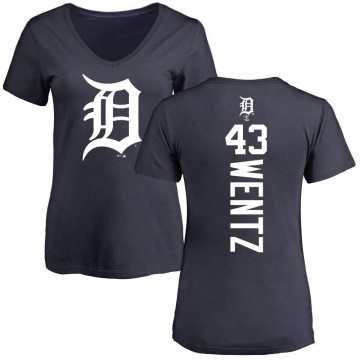 Women's Joey Wentz Backer Slim Fit T-Shirt - Navy