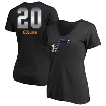 Women's John Collins Midnight Mascot T-Shirt - Black
