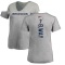 Women's John Elway Backer V-Neck T-Shirt - Ash