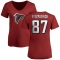 Women's John FitzPatrick Name & Number Slim Fit T-Shirt - Red