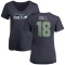 Women's John Hall Name & Number Slim Fit T-Shirt - Navy
