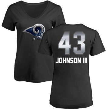 Women's John Johnson III Midnight Mascot T-Shirt - Black