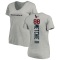 Women's John Metchie III Backer V-Neck T-Shirt - Ash