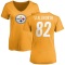 Women's John Stallworth Name & Number Slim Fit T-Shirt - Gold