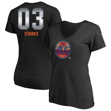 Women's John Starks Midnight Mascot T-Shirt - Black