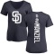 Women's Johnny Manziel Backer Slim Fit T-Shirt - Navy