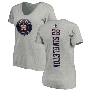 Women's Jon Singleton Backer Slim Fit T-Shirt - Ash