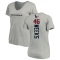 Women's Jon Weeks Backer V-Neck T-Shirt - Ash