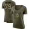 Women's Jonathan Bullard Legend Salute to Service Scoop Neck T-Shirt - Olive