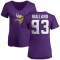 Women's Jonathan Bullard Name & Number Slim Fit T-Shirt - Purple
