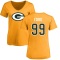 Women's Jonathan Ford Name & Number Slim Fit T-Shirt - Gold