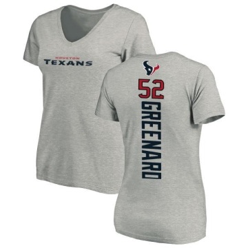 Women's Jonathan Greenard Backer V-Neck T-Shirt - Ash
