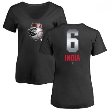 Women's Jonathan India Midnight Mascot V-Neck T-Shirt - Black
