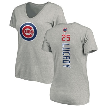 Women's Jonathan Lucroy Backer Slim Fit T-Shirt - Ash