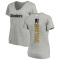 Women's Jonathan Marshall Backer V-Neck T-Shirt - Ash