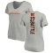 Women's Jordan Battle Backer V-Neck T-Shirt - Ash