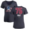 Women's Jordan Diaz Name and Number Banner Wave V-Neck T-Shirt - Navy