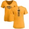 Women's Jordan Gross One Color Backer T-Shirt - Gold