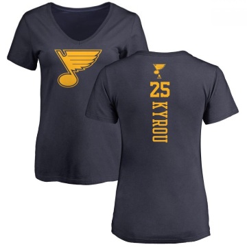 Women's Jordan Kyrou One Color Backer T-Shirt - Navy