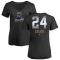 Women's Jordan Lyles Midnight Mascot V-Neck T-Shirt - Black