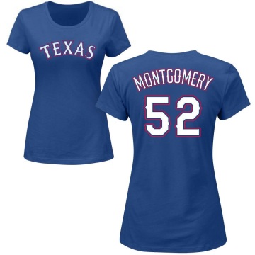 Women's Jordan Montgomery Name & Number T-Shirt - Royal