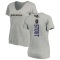 Women's Jordan Stout Backer V-Neck T-Shirt - Ash