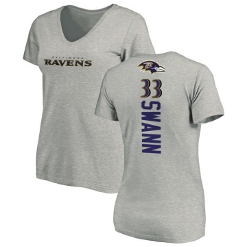 Women's Jordan Swann Backer V-Neck T-Shirt - Ash