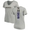 Women's Jordan Swann Backer V-Neck T-Shirt - Ash