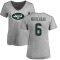 Women's Jordan Whitehead Name & Number Slim Fit T-Shirt - Ash