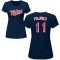 Women's Jorge Polanco Name & Number T-Shirt - Navy