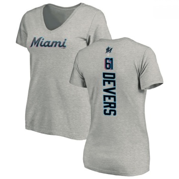 Women's Jose Devers Backer Slim Fit T-Shirt - Ash