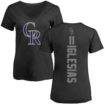 Women's Jose Iglesias Backer Slim Fit T-Shirt - Black