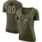 Women's Josh Ali Legend Salute to Service Scoop Neck T-Shirt - Olive