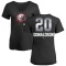 Women's Josh Donaldson Midnight Mascot V-Neck T-Shirt - Black