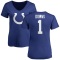 Women's Josh Downs Name & Number Slim Fit T-Shirt - Royal
