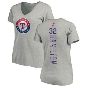 Women's Josh Hamilton Backer Slim Fit T-Shirt - Ash