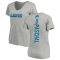 Women's Josh Paschal Backer V-Neck T-Shirt - Ash