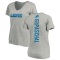 Women's Josh Paschal Backer V-Neck T-Shirt - Ash