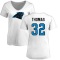 Women's Josh Thomas Name & Number Slim Fit T-Shirt - White