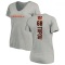 Women's Josh Tupou Backer V-Neck T-Shirt - Ash