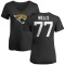 Women's Josh Wells Name & Number Slim Fit T-Shirt - Black