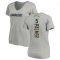 Women's Joshua Palmer Name & Number Slim Fit V-Neck T-ShirtHeather - Gray