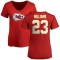 Women's Joshua Williams Name & Number Slim Fit T-Shirt - Red