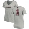 Women's JR Pace Backer V-Neck T-Shirt - Ash