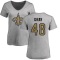 Women's J.T. Gray Name & Number Slim Fit T-Shirt - Ash