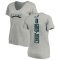 Women's Julian Good-Jones Backer V-Neck T-Shirt - Ash
