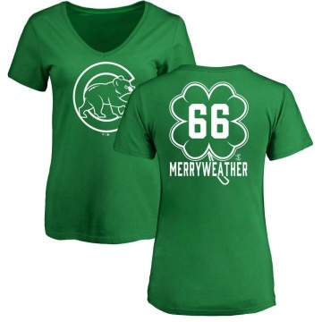 Women's Julian Merryweather Dubliner Name & Number V-Neck T-ShirtKelly - Green