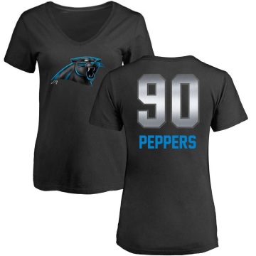 Women's Julius Peppers Midnight Mascot T-Shirt - Black