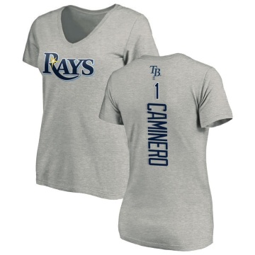 Women's Junior Caminero Backer Slim Fit T-Shirt - Ash